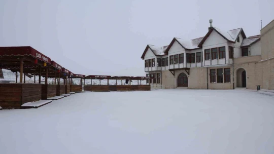 Elazığlılar güne karla uyandı