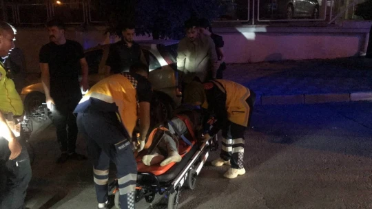 Elektrikli bisikletten düşen kadın yaralandı