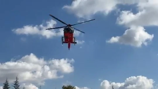 Erken doğum sırasında annesinin kanını yutan 28 günlük bebek, hava ambulansıyla Elazığ'a getirildi