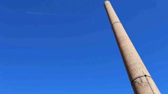 Fabrikası olmayan 40 metrelik baca, 6 büyük depreme rağmen 72 yıldır ayakta duruyor