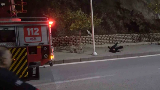 Genç kadın kayalıklardan kendini boşluğa bıraktı: O anlar kamerada