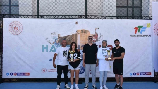 Harput Cup Tenis Turnuvası sona erdi