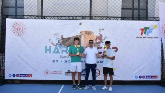 Harput Cup Tenis Turnuvası sona erdi