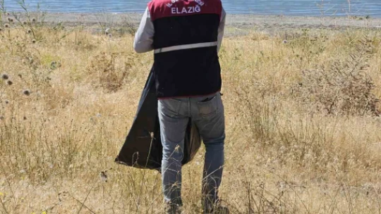 Hazar gölü çevresinde 15 günde 12 ton çöp toplandı