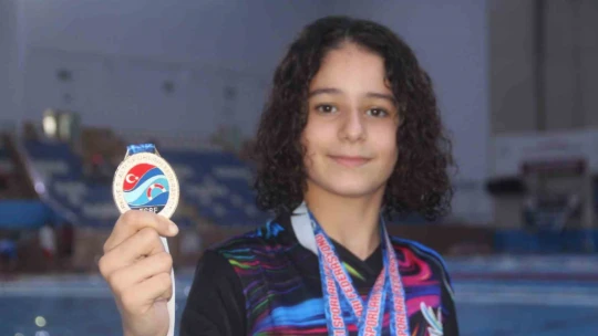 Henüz 11 yaşında ama 7 Türkiye şampiyonluğu, 30 da madalyası var