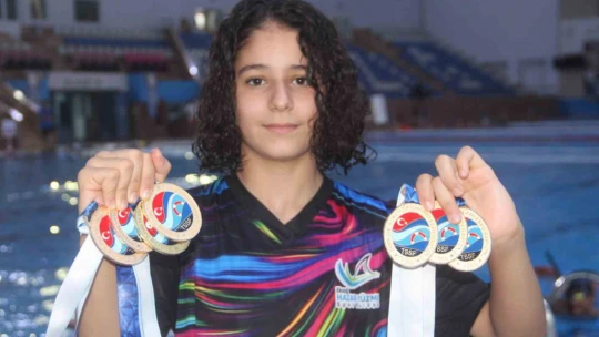 Henüz 11 yaşında ama 7 Türkiye şampiyonluğu, 30 da madalyası var