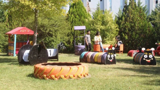 Hipodromda çocuklar için 'Geri Dönüşüm Parkı' kuruldu