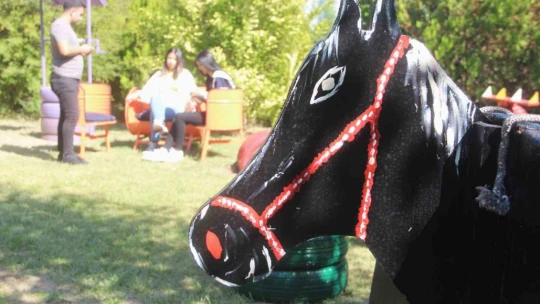 Hipodromda çocuklar için 'Geri Dönüşüm Parkı' kuruldu