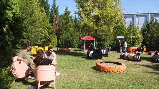 Hipodromda çocuklar için 'Geri Dönüşüm Parkı' kuruldu