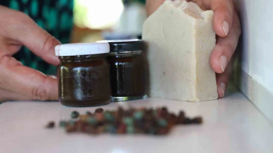 Hobi olarak başladı şimdi 45 çeşit sabun üretiyor