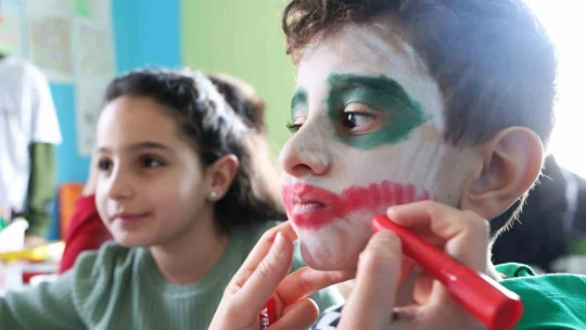 İlk ve ortaokul öğrencilerinden, 'Sevgiye Engel Yok' etkinliği