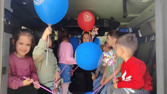 Jandarmanın 185'inci kuruluş yıldönümünde çocuklara özel etkinlik