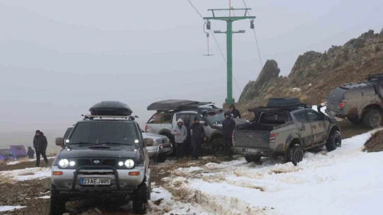 Kar yağmayan Hazarbaba Dağı, Off Road tutkunlarının durağı oldu