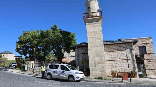 Kedi 500 yıllık caminin minberinde doğum yaptı, belediye sahip çıktı