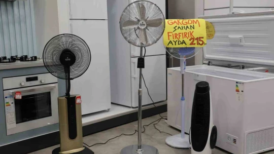 Klima stokları tükendi, vatandaşlar vantilatöre yöneldi