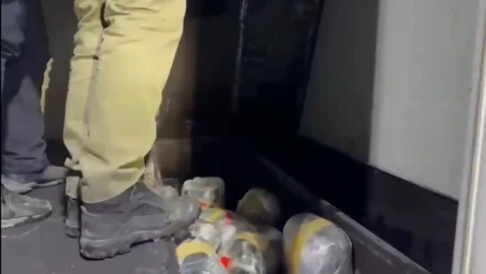 Konteyner yüklü tırda 146 kilo uyuşturucu ele geçirildi: 3 gözaltı