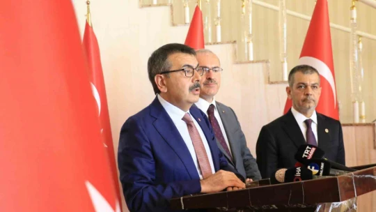 Milli Eğitim Bakanı Tekin '6 Şubat depreminden önceki sınıf sayısına en kısa zamanda ulaşacağız'