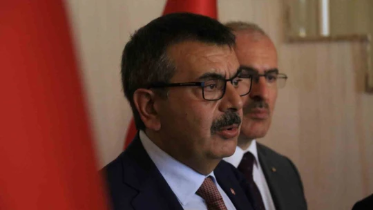 Milli Eğitim Bakanı Tekin '6 Şubat depreminden önceki sınıf sayısına en kısa zamanda ulaşacağız'