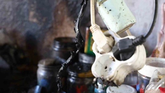 Mutfakta çıkan yangın söndürüldü