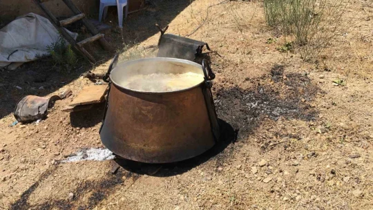 Şifa deposu geleneksel dut pekmezi yapımı sürüyor