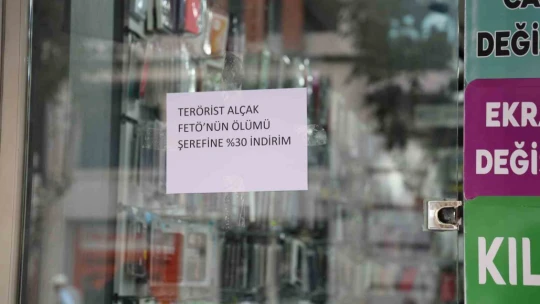 Terörist başı Gülen'in ölümü şerefine yüzde 30 indirim yaptı