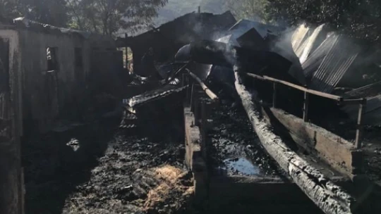 Türkiye ikincisi olan Muhammet'in babasının ekmek kapısı küle döndü
