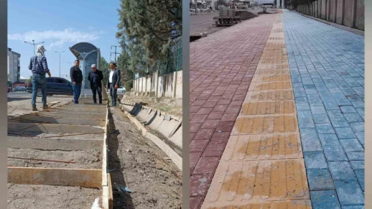 Yazıkonak Belediyesi, engelli, bisiklet ve yürüyüş yolunu hayata geçirdi