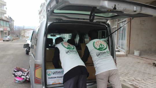Yetimeli Derneğinden ihtiyaç sahiplerine yardım