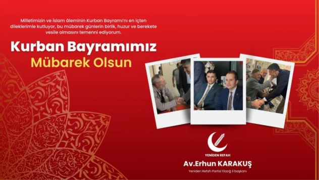 Erhun Karakuş Bayram Tebriği