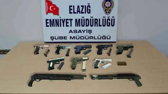 Elazığ'da asayiş ve şok uygulamalarında 134 şüpheli yakalandı

