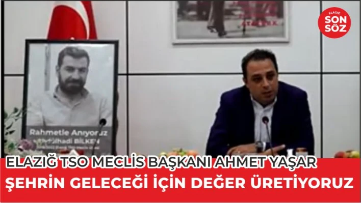 ŞEHRİN GELECEĞİ İÇİN DEĞER ÜRETİYORUZ