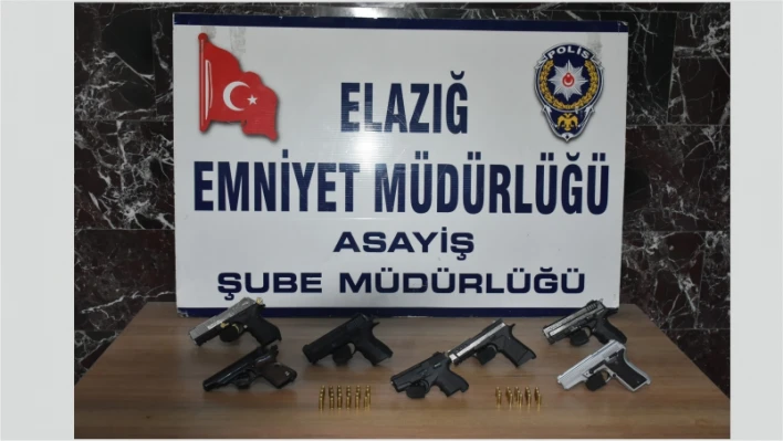 Elazığ'da asayiş ve şok uygulamalarında 117 şüpheli yakalandı

