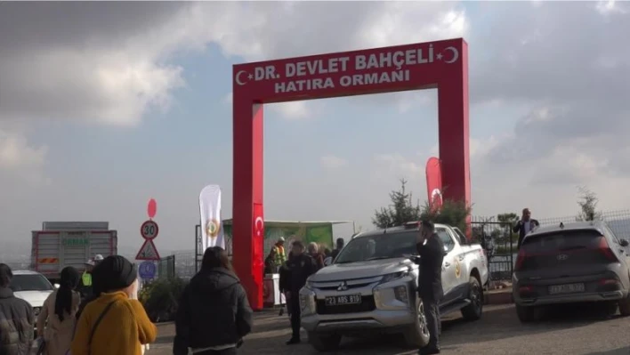 Elazığ'da Devlet Bahçeli Hatıra Ormanı oluşturuldu

