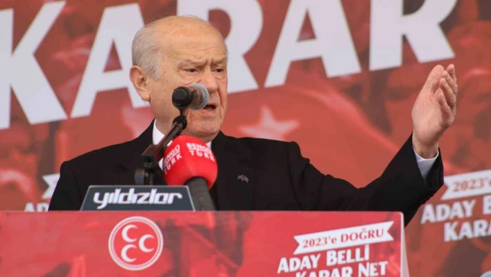 MHP Genel Başkanı Bahçeli: 'Cumhurbaşkanı adayımız Recep Tayyip Erdoğan'dır'

