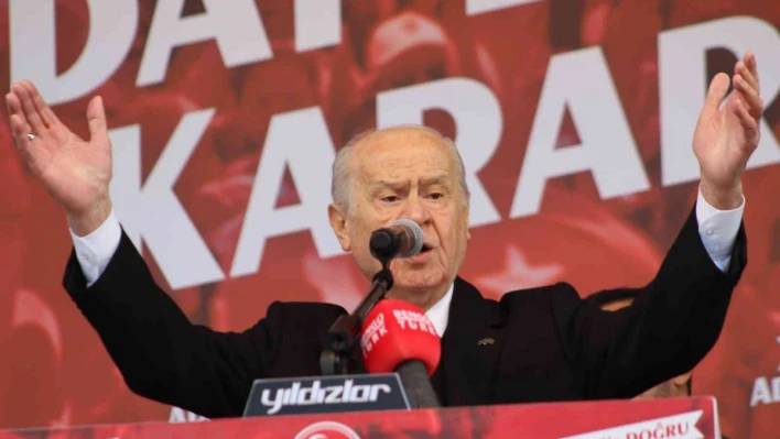 MHP Genel Başkanı Bahçeli, 'PKK'ya kol kanat gerip arka çıkan Kılıçdaroğlu'dur'

