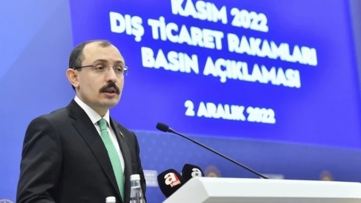 Bakan Mehmet Muş dış ticaret rakamlarını açıkladı