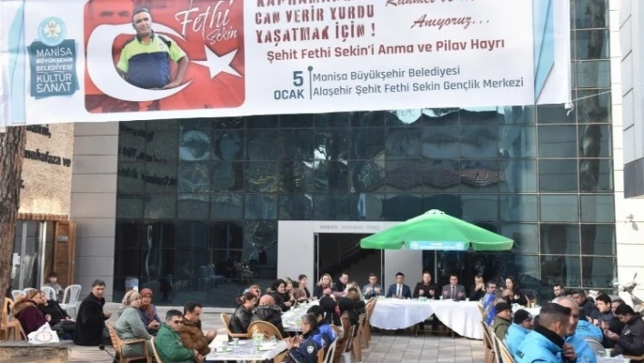 Şehit Fethi Sekin Manisa'da anıldı