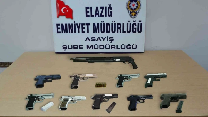 Elazığ'da asayiş ve şok uygulaması: 30 kişi tutuklandı

