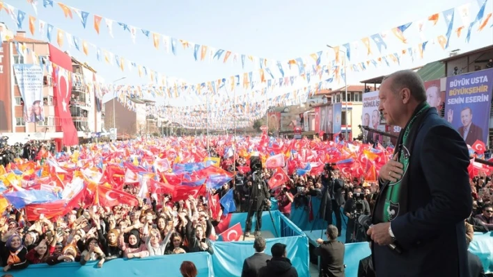 Cumhurbaşkanı Erdoğan Denizli'de