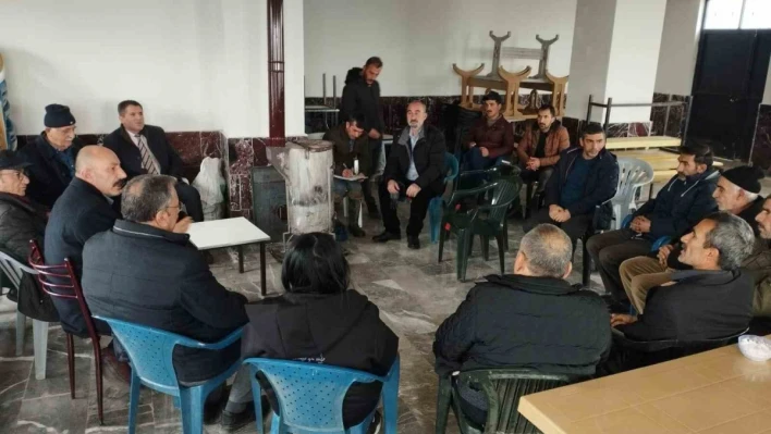 Elazığ'da çiftçileri bilgilendirme toplantıları sürüyor

