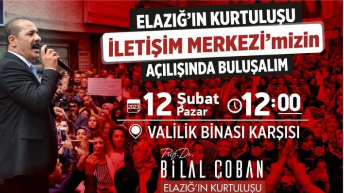 BİLAL ÇOBAN'DAN İLETİŞİM MERKEZİ