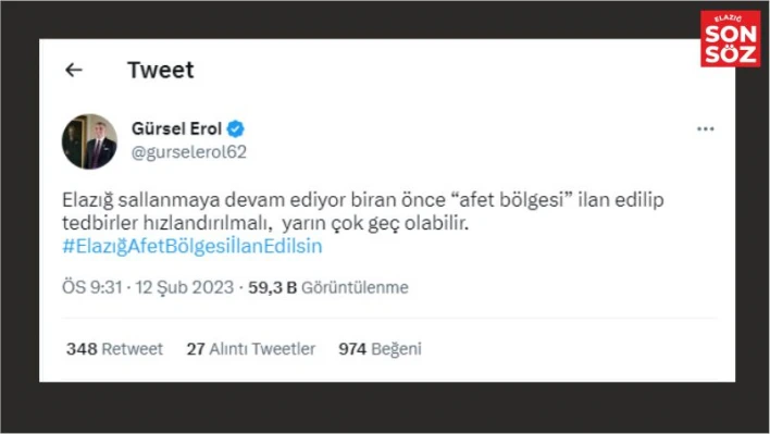 'Yarın Çok Geç Olabilir'