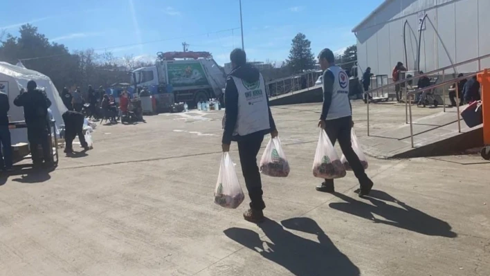 Elazığ'dan Malatya'daki depremzedelere yardım

