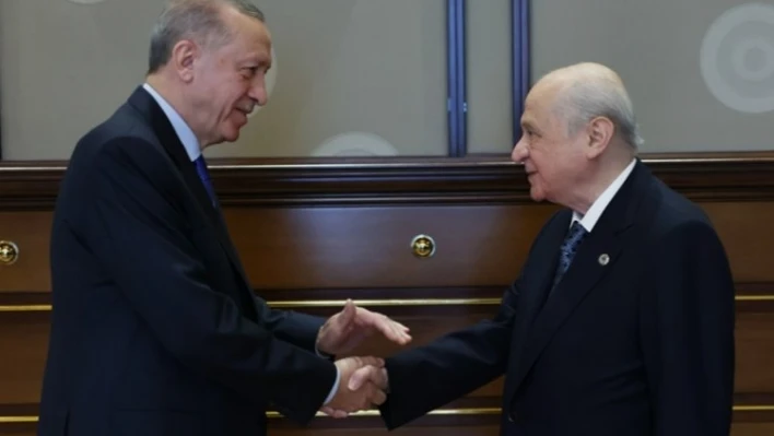 Erdoğan-Bahçeli görüşmesi sona erdi