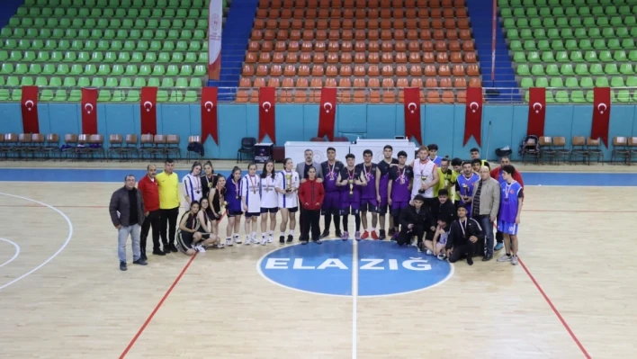 Elazığ'da Gençler Basketbol İl Şampiyonası tamamlandı

