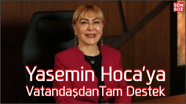 Bağımsız Aday Prof. Dr. Yasemin Açık'a Elazığlı Vatandaşlardan Tam Destek 