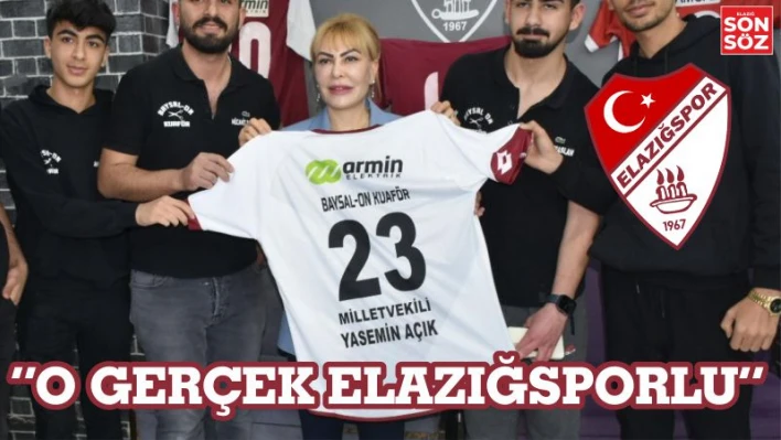 Prof. Dr. Açık'tan Elazığspor Taraftarlarına Jest