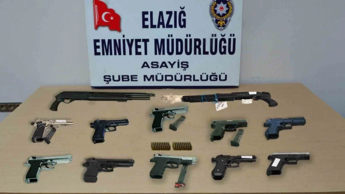 Elazığ'da asayiş suçlarına karışan 18 kişi tutuklandı

