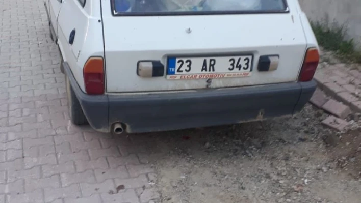 Elazığ'da çalınan otomobil bulundu

