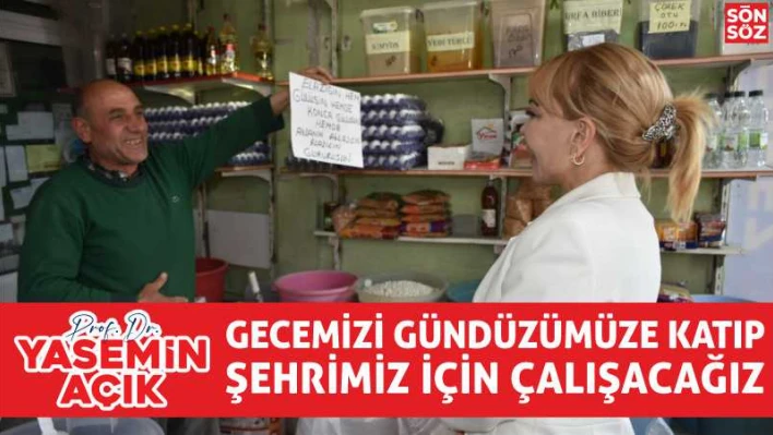 PROF. DR. YASEMİN AÇIK 'BU CAN BU BEDENDE OLDUKÇA ELAZIĞ İÇİN ÇALIŞACAĞIM'